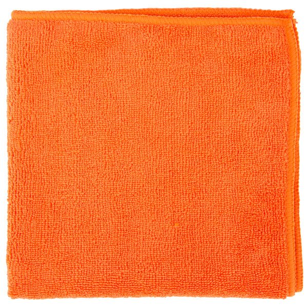12x12 MicroWorks® Standard Microfiber Cloth, Orange